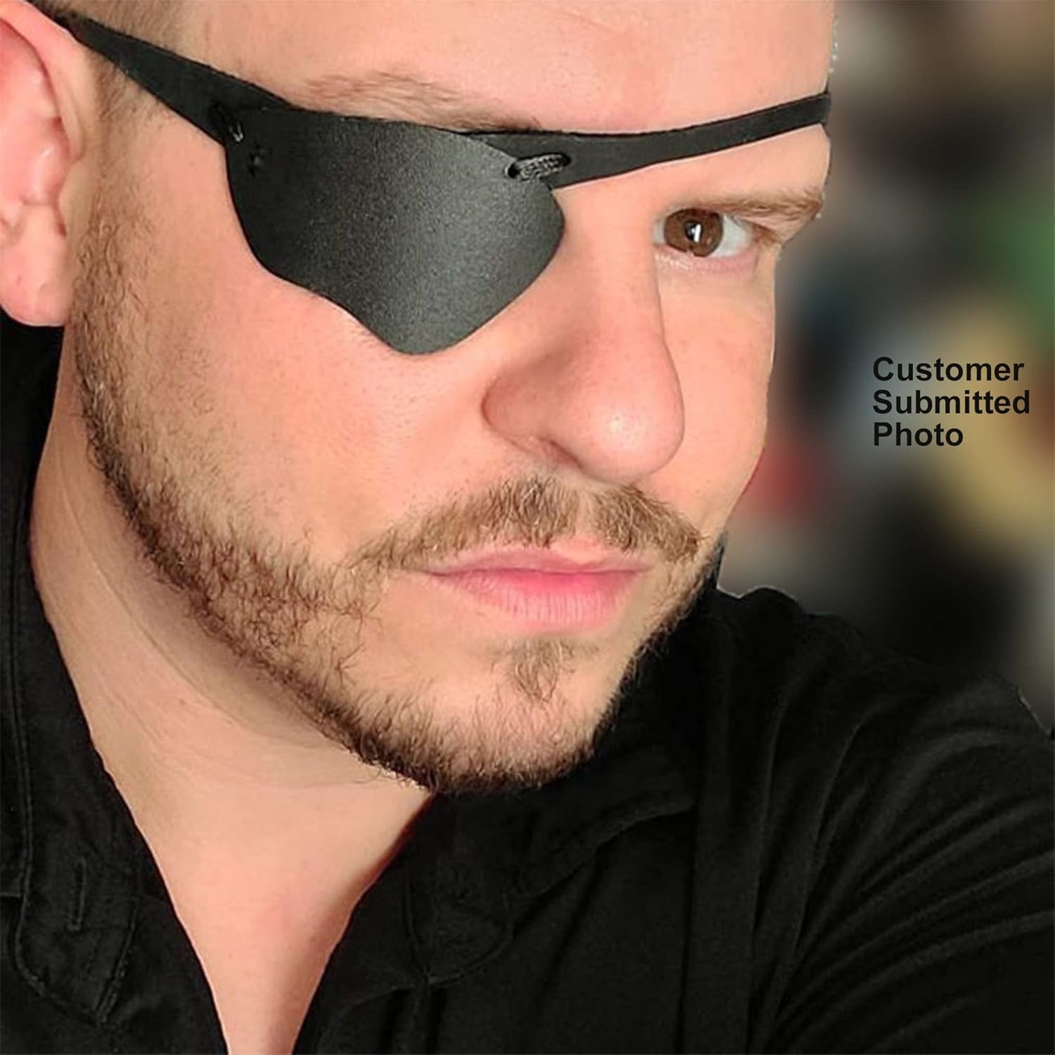 Buy Eye patch, Dan Crenshaw style, Adult eye patch, Leather strap ...